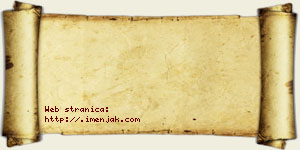 Milana Čaluković vizit kartica